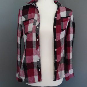 Maunces Women's Flannel Long-sleeve Shirt